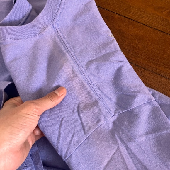 Lilac beach style shirt vintage 90s - Picture 4 of 6